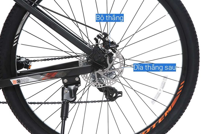 Xe Đạp Địa Hình MTB Totem W860 29 inch Size M Màu Đen - Cam