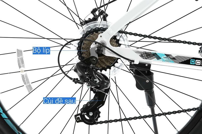 Xe Đạp Địa Hình MTB Totem W860 29 inch Size M Màu Trắng