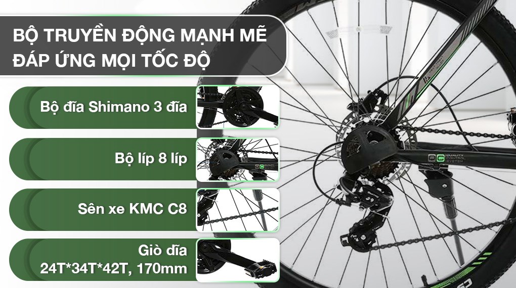 Xe Đạp Địa Hình MTB Totem W790 27.5 inch Size M