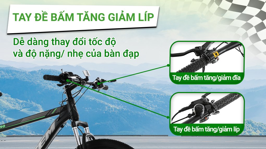 Xe Đạp Địa Hình MTB Totem W790 27.5 inch Size L