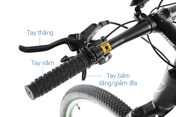 Xe Đạp Địa Hình MTB Totem W790 27.5 inch Size L Màu Đen - Xám