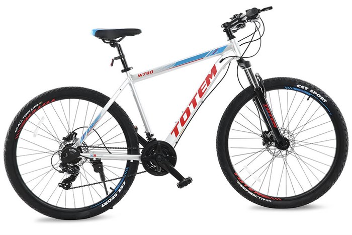 Xe Đạp Địa Hình MTB Totem W790 27.5 inch Size L Màu Bạc