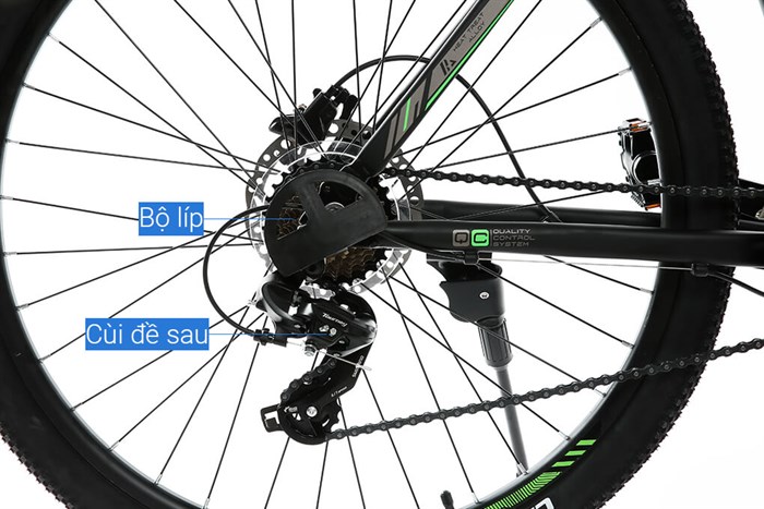 Xe Đạp Địa Hình MTB Totem W790 27.5 inch Size L Màu Đen - Cam