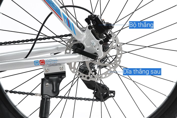 Xe Đạp Địa Hình MTB Totem W790 27.5 inch Size L Màu Bạc