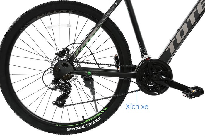 Xe Đạp Địa Hình MTB Totem W790 27.5 inch Size L Màu Đen - Xám