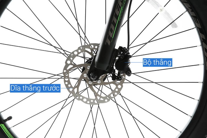 Xe Đạp Địa Hình MTB Totem W790 27.5 inch Size L Màu Đen - Xám