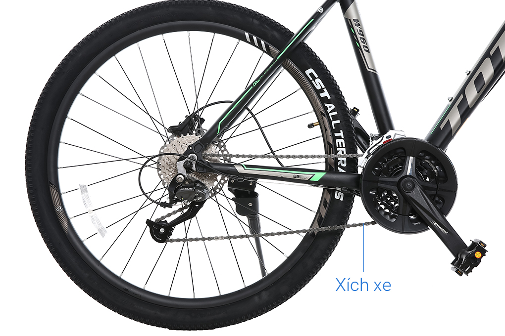 Xe Đạp Địa Hình MTB Totem W960 27.5 inch Size L Màu Đen