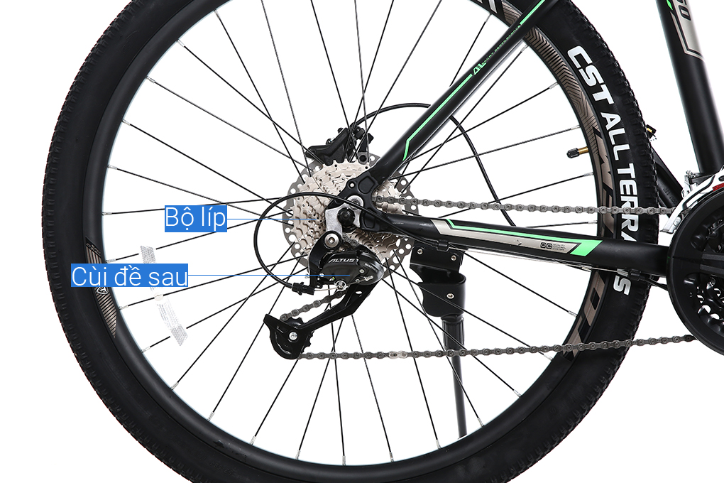 Xe Đạp Địa Hình MTB Totem W960 27.5 inch Size L Màu Đen