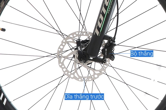 Xe Đạp Địa Hình MTB Totem W960 27.5 inch Size L Màu Đen