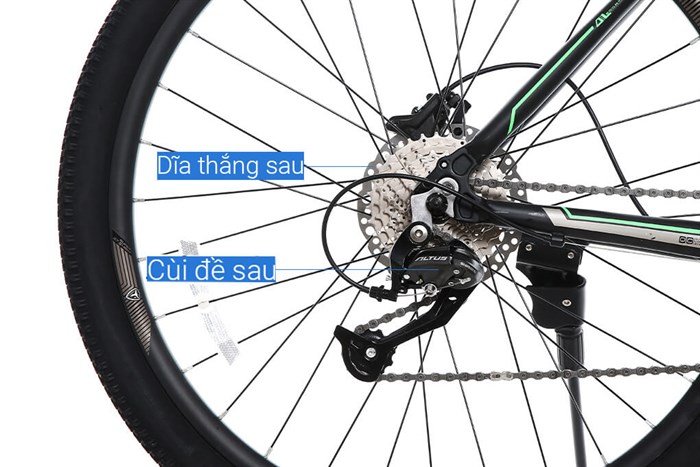 Xe Đạp Địa Hình MTB Totem W960 27.5 inch Size L Màu Đen