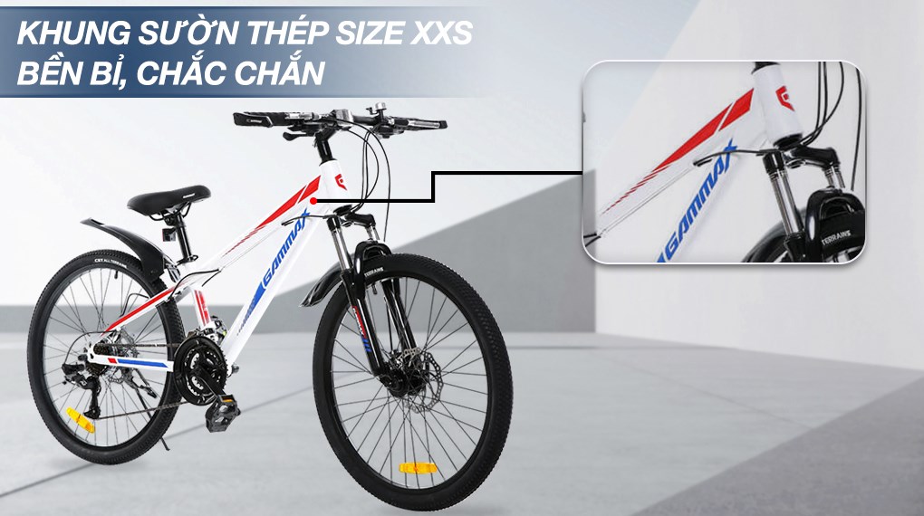 Xe đạp địa hình MTB Gammax 24-JIEBAO-3.0-21S 24 inch - chính