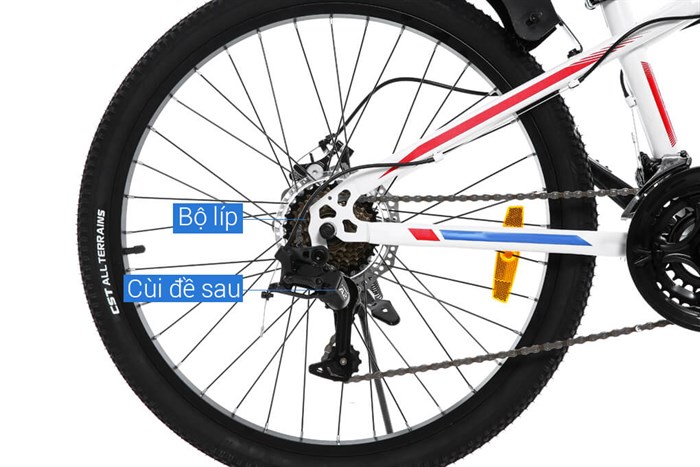 Xe Đạp Địa Hình MTB Gammax 24-Jiebao-3.0-21S 24 inch