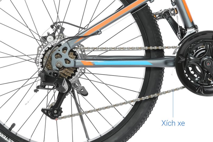 Xe Đạp Địa Hình MTB Gammax 24-Jiebao-3.0-21S 24 inch