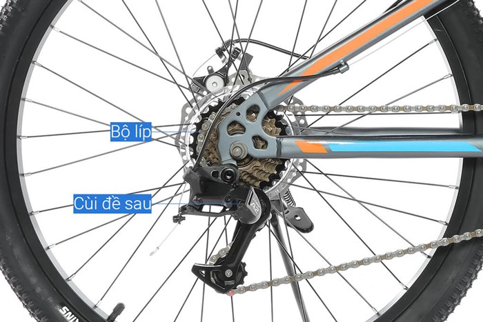 Xe Đạp Địa Hình MTB Gammax 24-Jiebao-3.0-21S 24 inch