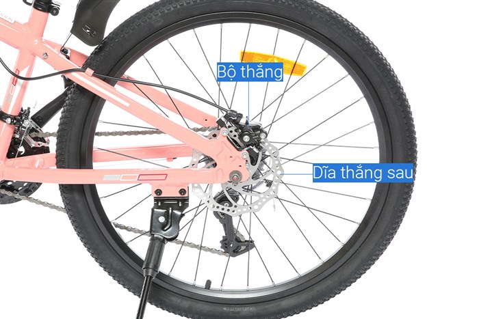 Xe Đạp Địa Hình MTB Gammax 24-Qingwei-21S 24 inch Màu Hồng
