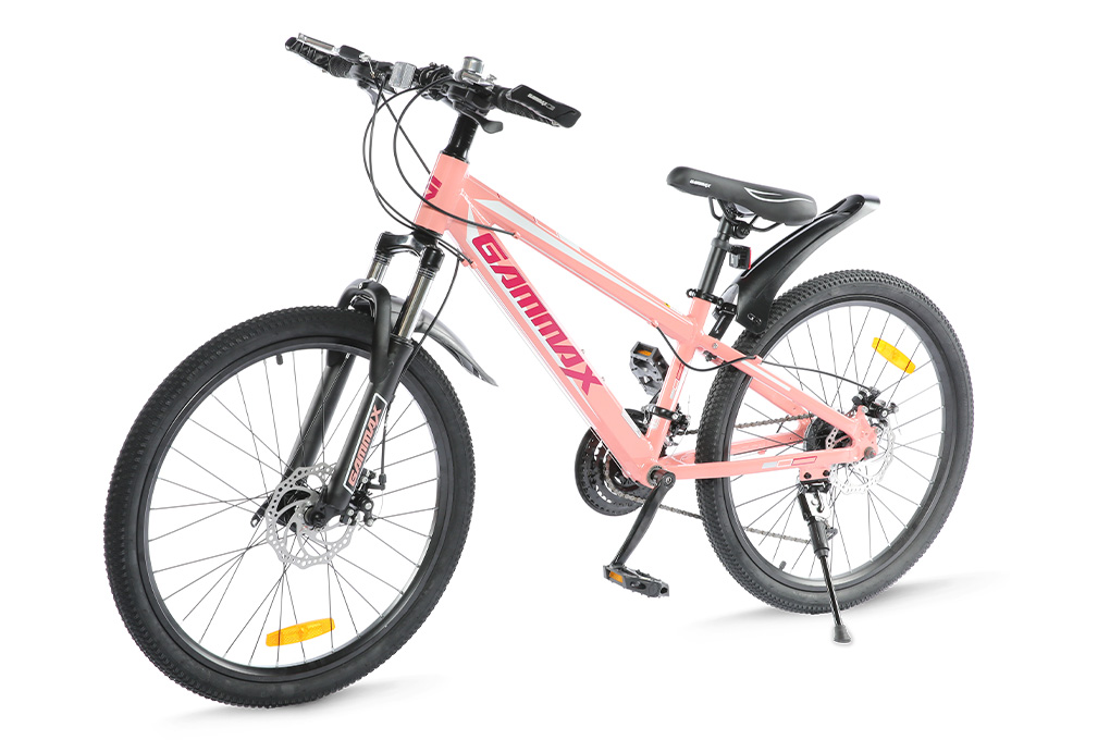 Xe Đạp Địa Hình MTB Gammax 24-Qingwei-21S 24 inch Màu Hồng