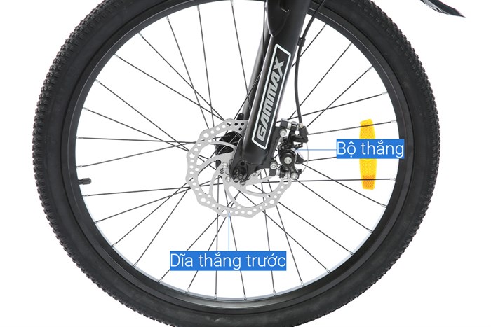 Xe Đạp Địa Hình MTB Gammax 24-Qingwei-21S 24 inch Màu Xanh Dương