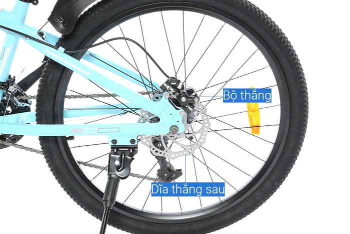 Xe Đạp Địa Hình MTB Gammax 24-Qingwei-21S 24 inch Màu Xanh Dương