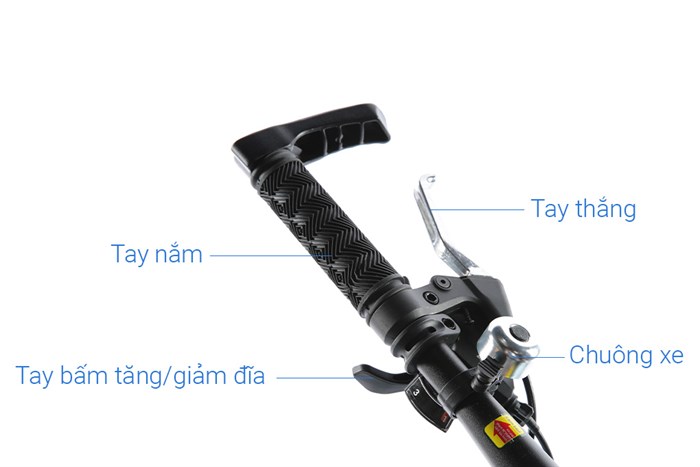 Xe Đạp Địa Hình MTB Gammax 24-Qingwei-21S 24 inch Màu Xanh Dương