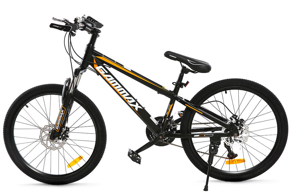 Xe Đạp Địa Hình MTB Gammax 24-Qingwei-21S 24 inch Màu Đen - Vàng