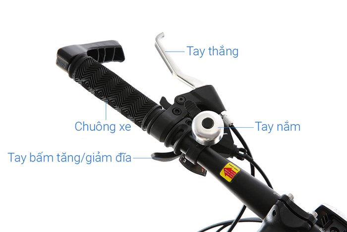 Xe Đạp Địa Hình MTB Gammax 24-Qingwei-21S 24 inch Màu Đen - Vàng