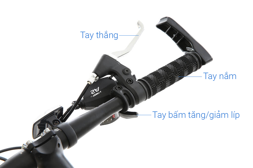 Xe Đạp Địa Hình MTB Gammax 24-Qingwei-21S 24 inch Màu Đen - Vàng