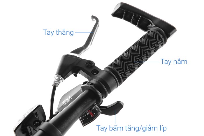 Xe Đạp Địa Hình MTB Gammax 26-Kunfeng-1.0-21S 2020 26 inch Màu Đen