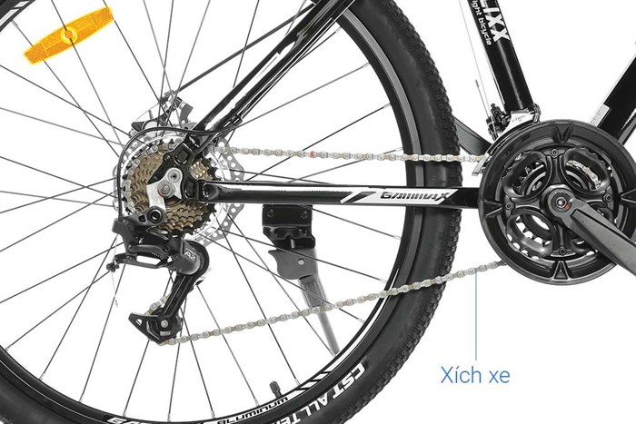 Xe Đạp Địa Hình MTB Gammax 26-Kunfeng-1.0-21S 2020 26 inch Màu Đen