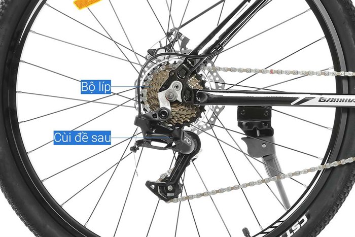 Xe Đạp Địa Hình MTB Gammax 26-Kunfeng-1.0-21S 2020 26 inch Màu Đen