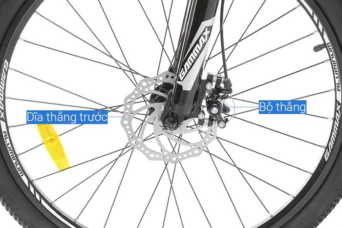 Xe Đạp Địa Hình MTB Gammax 26-Kunfeng-1.0-21S 2020 26 inch Màu Đen