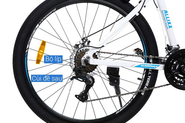 Xe Đạp Địa Hình MTB Gammax 26-Kunfeng-1.0-21S 2020 26 inch Màu Trắng