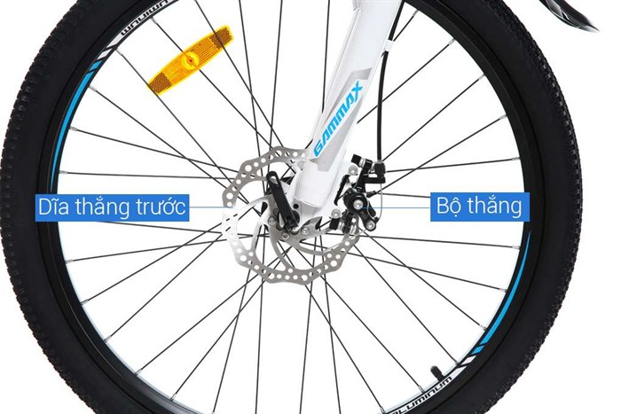 Xe Đạp Địa Hình MTB Gammax 26-Kunfeng-1.0-21S 2020 26 inch Màu Trắng