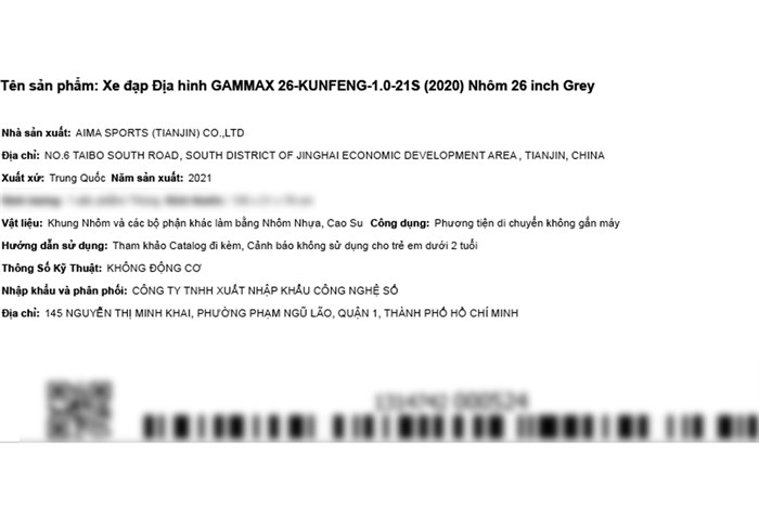 Xe Đạp Địa Hình MTB Gammax 26-Kunfeng-1.0-21S 2020 26 inch Màu Xám