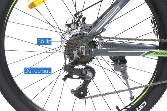 Xe Đạp Địa Hình MTB Gammax 26-Kunfeng-1.0-21S 2020 26 inch Màu Xám