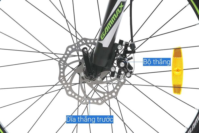 Xe Đạp Địa Hình MTB Gammax 26-Kunfeng-1.0-21S 2020 26 inch Màu Xám