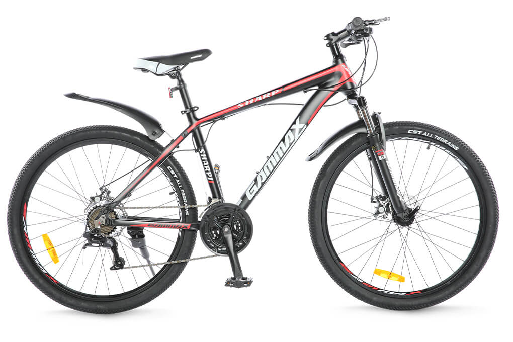 Xe Đạp Địa Hình MTB Gammax 26-Fengjun-1.0-21S 2020 26 inch Màu Đen - Đỏ