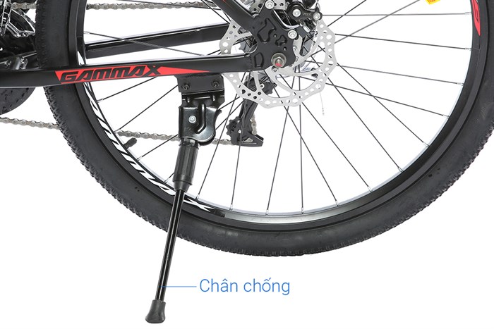 Xe Đạp Địa Hình MTB Gammax 26-Fengjun-1.0-21S 2020 26 inch Màu Đen - Đỏ
