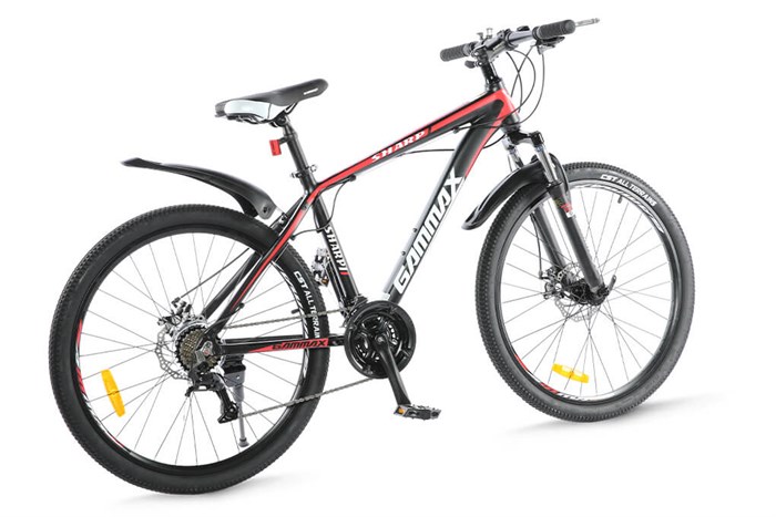 Xe Đạp Địa Hình MTB Gammax 26-Fengjun-1.0-21S 2020 26 inch Màu Đen - Đỏ