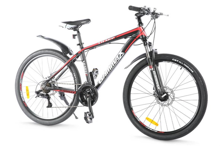 Xe Đạp Địa Hình MTB Gammax 26-Fengjun-1.0-21S 2020 26 inch Màu Đen - Đỏ