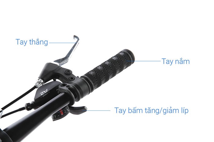 Xe Đạp Địa Hình MTB Gammax 26-Fengjun-1.0-21S 2020 26 inch Màu Đen - Đỏ