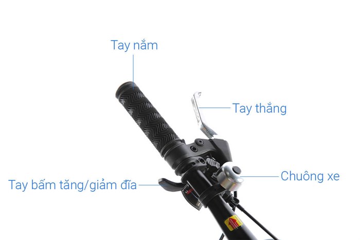 Xe Đạp Địa Hình MTB Gammax 26-Fengjun-1.0-21S 2020 26 inch Màu Đen - Đỏ