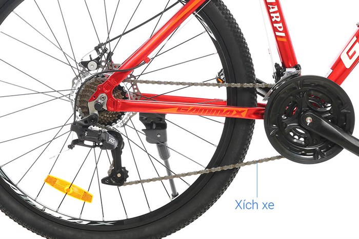 Xe Đạp Địa Hình MTB Gammax 26-Fengjun-1.0-21S 2020 26 inch Màu Đỏ