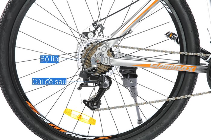 Xe Đạp Địa Hình MTB Gammax 26-Fengjun-1.0-21S 2020 26 inch Màu Xám