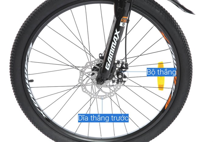 Xe Đạp Địa Hình MTB Gammax 26-Fengjun-1.0-21S 2020 26 inch Màu Xám