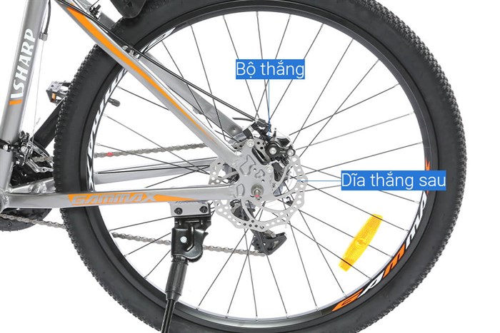 Xe Đạp Địa Hình MTB Gammax 26-Fengjun-1.0-21S 2020 26 inch Màu Xám