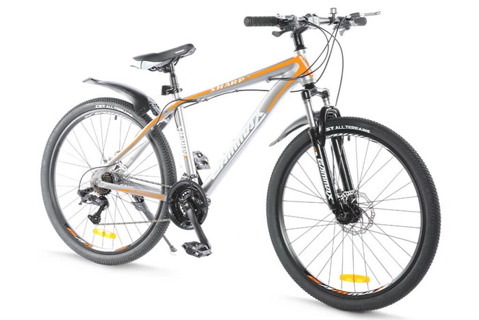 Xe Đạp Địa Hình MTB Gammax 26-Fengjun-1.0-21S 2020 26 inch Màu Xám