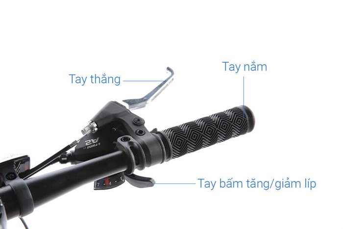 Xe Đạp Địa Hình MTB Gammax 26-Fengjun-1.0-21S 2020 26 inch Màu Xám