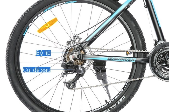 Xe Đạp Địa Hình MTB Gammax 26-Fengjun-2.0-24S 2020 26 inch Size M