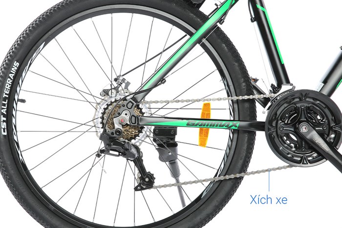 Xe Đạp Địa Hình MTB Gammax 26-Fengjun-2.0-24S 2020 26 inch Size M