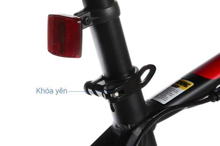 Xe Đạp Địa Hình MTB Gammax 26-Leiming-5.0-24S-HD 2020 26 inch Màu Đen - Đỏ